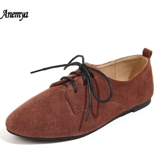 Женские оксфорды Anemya China At AliExpress