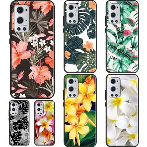 Tropical Paradise Hawaiian Flower For OPPO Realme GT Neo C3 C11 Q3 6 7 8 Pro Case For OnePlus 8 Pro Nord 9R 8T 9 Pro Cover