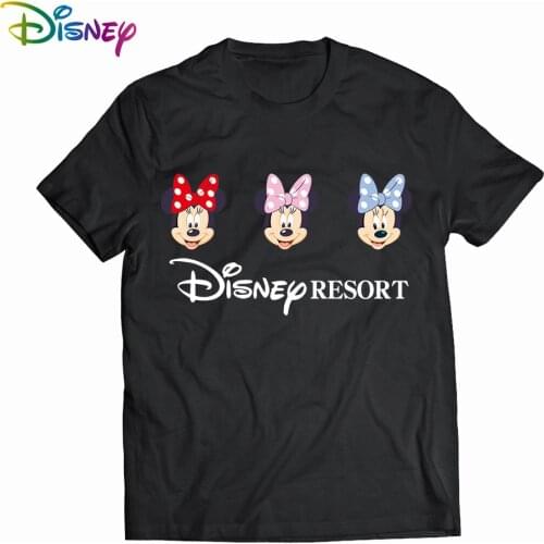 Disney Fashion Cute Mickey Mouse Donald Daisy Duck Cartoon Print Casual Women T-Shirt O-Neck Pullover Short Sleeve Loose Tee Top