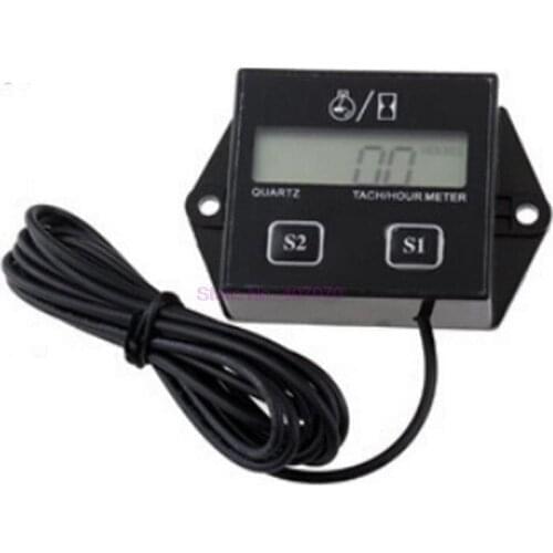 By DHL or Fedex 50pcs digital display device for motorcycle speed timer motorboat engine electronic tachometer hour meter hot
