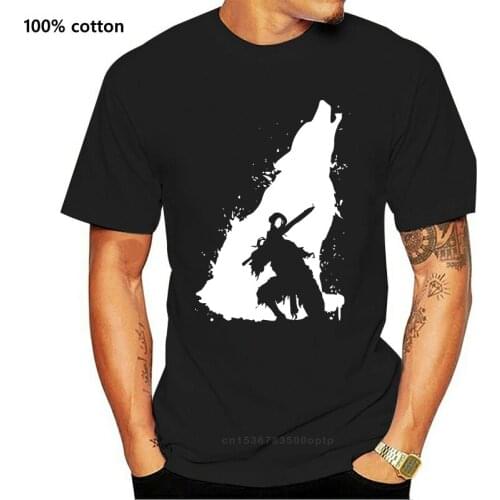 One yona Knight Artorias Dark Souls T Shirts Wolf Samurai Funny Tshirts Shadow Top Quality Fashion Clothing Designer Men T Shirt