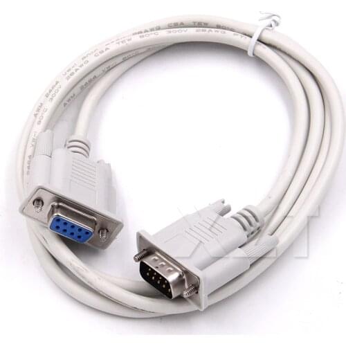 1PCS Serial RS232 9Pin Male to Female DB9 9-Pin PC Converter Direct Printer Serial Data Extension Cable