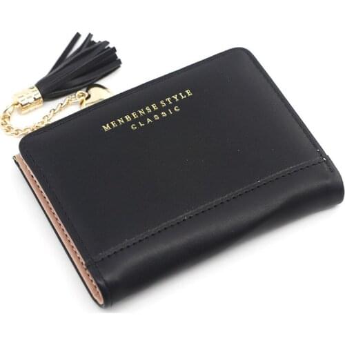 Purses Portefeuille Female Purse Clutch Tassel Women Wallet Small Cute Wallet Women Short Leather Women Wallets Zipper Heart