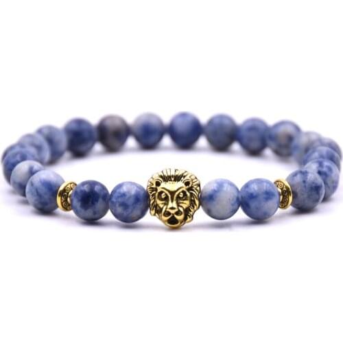 Men Bracelet New Fashion Classic Round 8mm Beads Charm Bracelet For Men Jewelry Gift