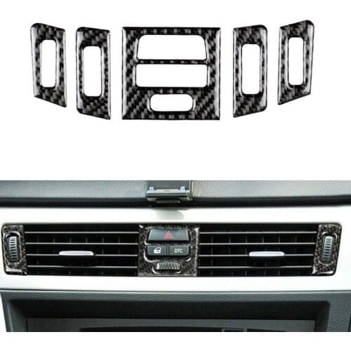 Vent Air Outlet Trim For BMW 3 Series E90 E92 E93 2005-2012 Replacement Parts Interior Accessory Decorative 5pcs Auto