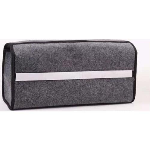 Car Trunk Organizer Storage Bag Foldable Felt Auto Car Boot Organizer Storage Box Travel Luggage Tools Tidy Car Styling Gray
