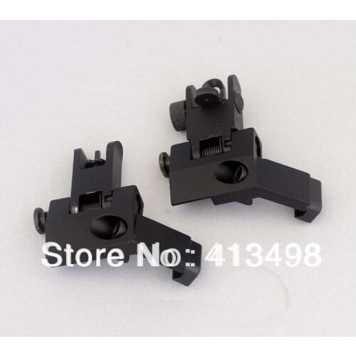 Folding AR15 AR-15 AR 15 45 Degree Front and Rear Sight Flip up Rapid Transition Backup Iron Sight