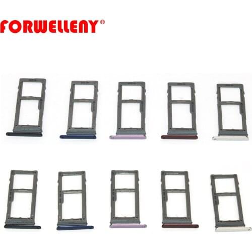 For SAMSUNG Galaxy note9 note 9 SM-N960 Micro Sim Card Holder Slot Tray Replacement Adapters Black, grey, gold, blue, purple