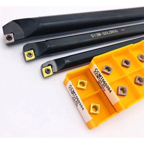 S06K / S07K / S08K / S10K / S12M SCLCR06 95 degree spiral turning tool SCLCR06 Boring bar CCMT060204 CCGT06 Lathe milling tool