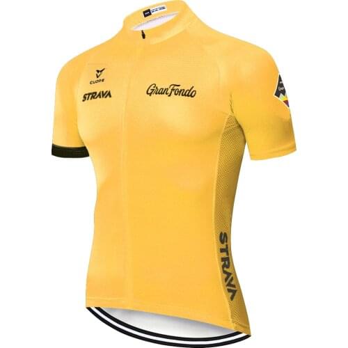 Strava cycling team malliot ciclismo hombre breathable Cycling Clothing Summer quick dry short sleeve cycling t shirt