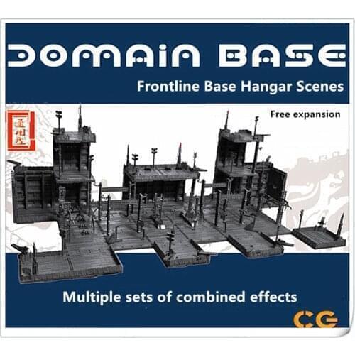 CG Universal HANGAR garage frontline base scene for Bandai Gundam free combination DC010
