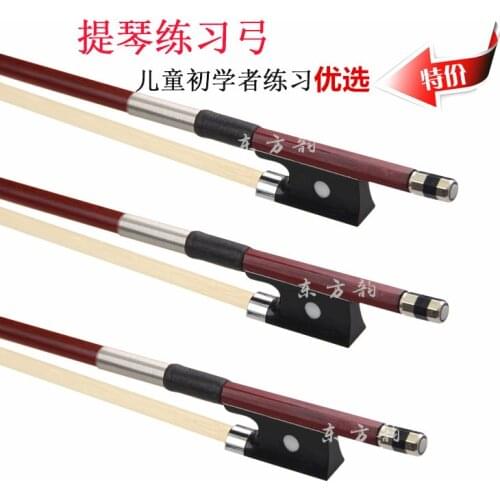 High-end genuine violin bow pure ponytail playing level 4/4 3/4 2/4 1/4 1/8 1/10 1/16