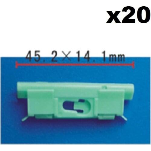 20x For Honda Accord Civic Windshield Moulding Clips / Nylon Retainer Clip