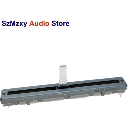 3PCS 10K New Japan imported original ALPS switch fader 10KAX2 725C-10KAX2 Double Slide Potentiometer 75mm