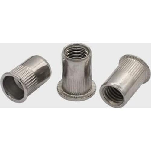 35pcs M3 M4 M5 304 Stainless Steel Blind Rivet Nut Flat Head Blind Rivet Nuts With Female