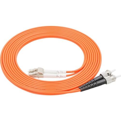 5PCS/lot LC/UPC-ST/UPC fiber optic patch cord 1M 2M 3M 5M Duplex Multimode cable FC-FC optical fibre jumper MM DX free shipping