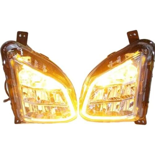 Car Lights LED Daytime Running Light For Chevrolet Equinox 2017 2018 2019 Fog Lamp Cover Daylight Drl