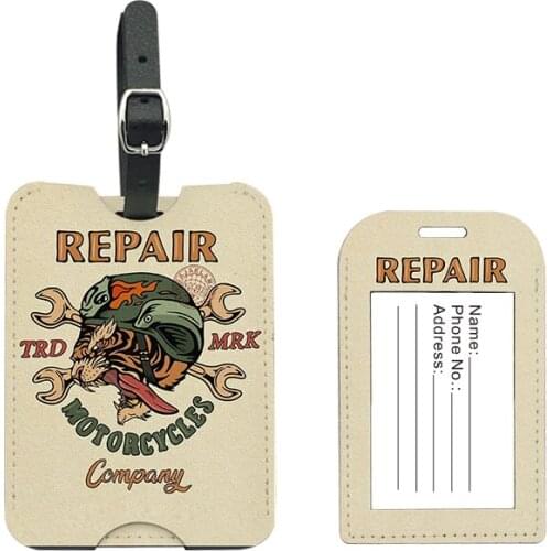 FREE SHIPPING 10pcs/lot Blank Sublimation PU Leather Baggage Tag Luggage Tag Holder for Hot transfer Printing Blank Consumables