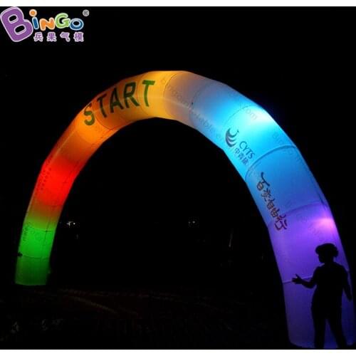 Free shipping 9m LED lighting inflatable arch archway for advertisement high quality arch balloon for promotional arch toy arch
