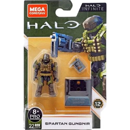 Mega Construx Halo Infinite Spartan Gungnir Minifigure action figure GNB18 Collectors Edition Birthday Children Adults Gifts