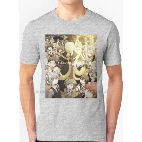 Assassination Classroom 3 T Shirt 100% Pure Cotton Assassination Classroom Ansatsu Kyoushitsu Koro Sensei Karma Akabane Nagisa