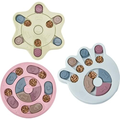Puppy IQ Training Increase Slow Feeder Dog Puzzle Toys Interactive Food Dispenser Slowly Eating NonSlip Bowl Pet Cat Dogs Game