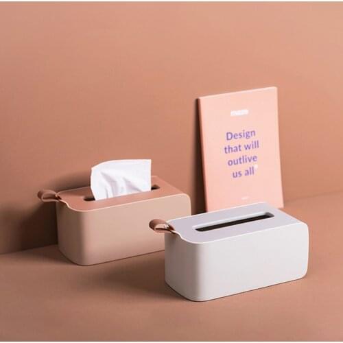 Коробка для салфеток Nordic Style Napkin Box Living Room Household Tea Table Plastic Pure Color Paper Towel Boxes Creativity
