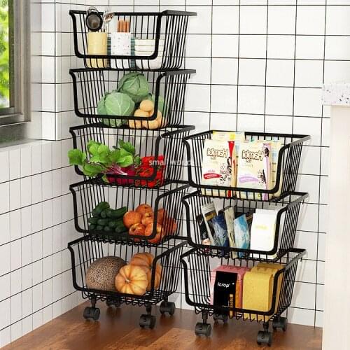 Kitchen vegetable racks removable fruit storage baskets grocery racks bathroom garage supplies organize containers kitchen items
