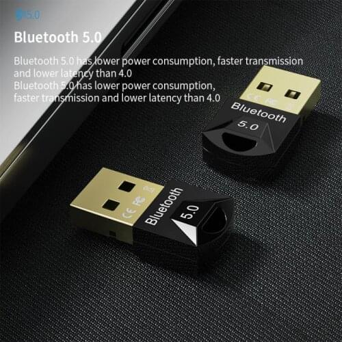 Mini Bluetooth 5.0 Adapter 10M Control Portable Bluetooth Adapter Wireless Adapter ABS Fast Bluetooth 5.0 Adapter Dropshipping
