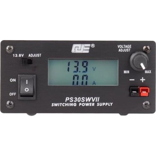 Latest Verion QJE PS30SWVII PS30 VII Switching Power Supply 13.8V 30A Regulated Power Supply with Interface For HAM Radio