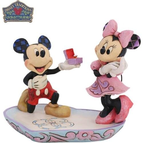 New Cartoon Disney Mickey Minnie Hand-made Mickey Mouse Decoration Romantic Sweet Birthday Valentines Day Gift AG 2207