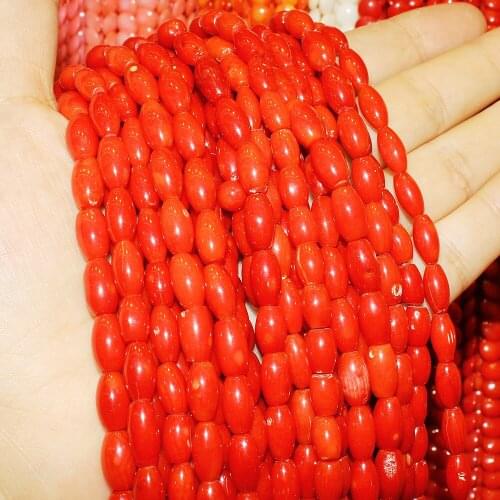 Oval Coral Beads 2019 new style Jewelry beads for necklace or bracelet DIY loose beads sold per strand