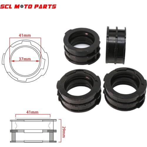 ALconstar-Carburetor Adapter Intake Manifold Joint Boots Set For Yamaha VMAX 1200 V-MAX 1200 VMX1200 1985 - 2007 1986 4PCS