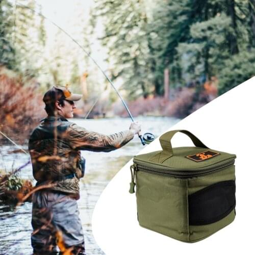 Portable Fishing Reel Bag Waterproof Case Cover for Reel Fishing Tackle Bag Fishing Reel Carry Pouch