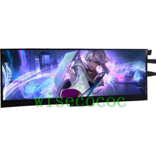 Portable Monitor 14 Inch 3840*1100 4K LCD Capacitive Touch Display IPS Screen Gaming Monitor Ultra Thin Display Case
