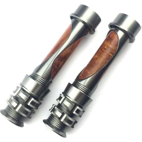 NooNRoo Fly Reel Seat Aluminum wood Fishing rod Reel Seat 16# Fishing Rod building reel seat DIY