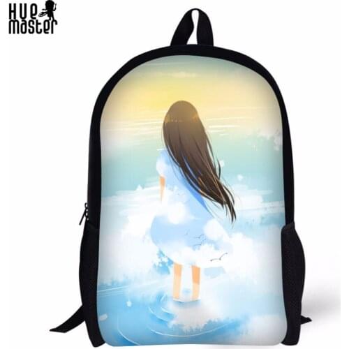 School Backpack for Girls Cartoon Pattern High Capacity School Bags Printing Casual Backpack Easy and Convenient Schoolbag