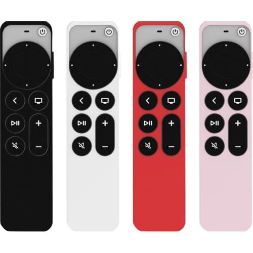 Silicone Dustproof Remote Control Cover For Apple TV 4K Anti-Fall Waterproof Protect Shell Shockproof Protective Case Drop Ship