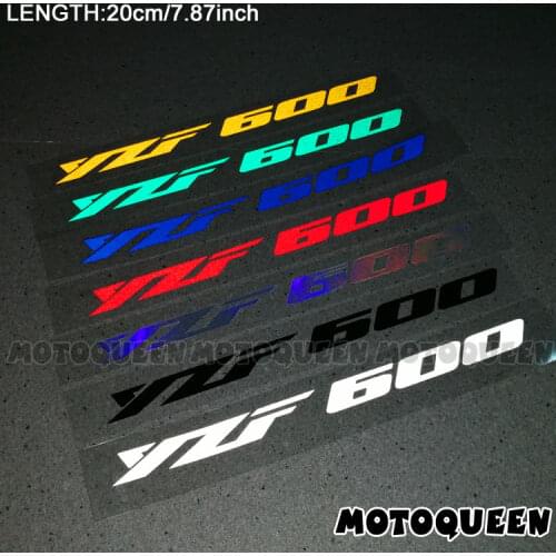 Reflective Motorcycle Wheels Fairing Helmet Tank Pad Decoration Logo Accessories Stickers Decals For YAMAHA YZF600 YZF 600 R6