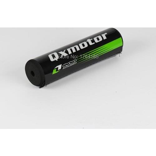 25cm Green Motorcycle Dirt Pit Bike Motorcycle QX logo Round handlebar pad Chest Protector Cross Bar Portecter