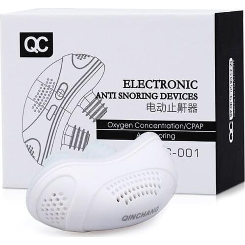 1 Set Prevention Electric Anti Snoring Electronic Device Sleep Stop Snore Aid Stopper anti snoring device