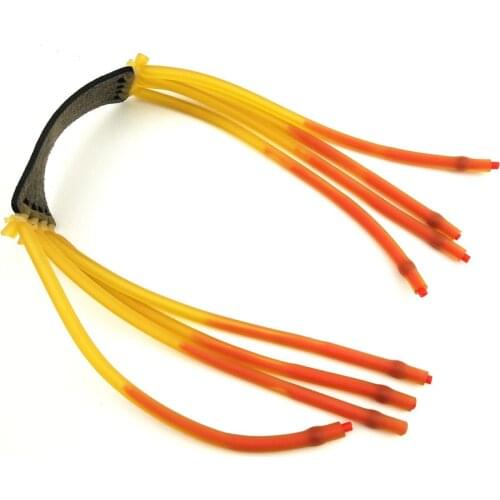 1pcs Slingshots Natural Latex Elastic Resilient Tube for Tactical Slingshot Catapult 8 strips powerful rubber band 2021