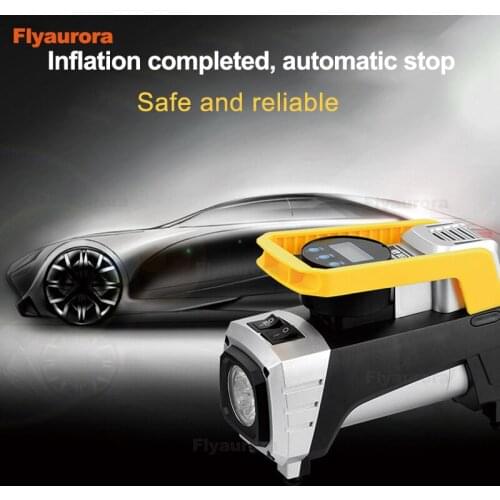 2019 New Digital Tire Inflator DC 12 Volt Car Portable Air Compressor Pump 150 PSI Auto Air Pump for Car Motorcycle LED Light