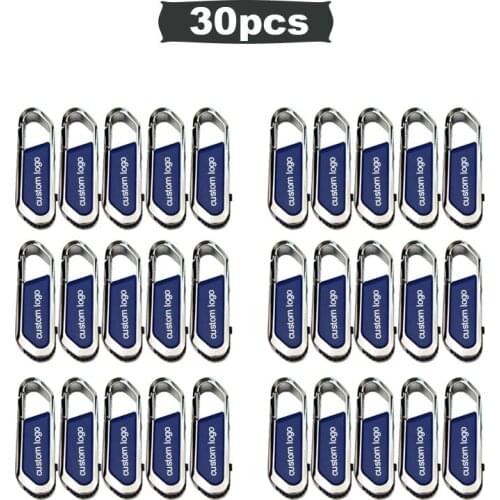 30pcs/lot Customize Engraved LOGO Metal rotate usb 2.0 U Disk Flash Drive thumb pen drive 4GB 8GB 16GB 32GB 64gb Pendrive 128GB