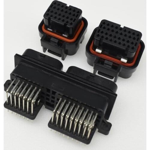 1 Set 26/34/60Pin Car Connector FOR ECU Engine Gearbox Computer Board Plug ECU Connector 6437288-3 6437288-3 4-1437290-0