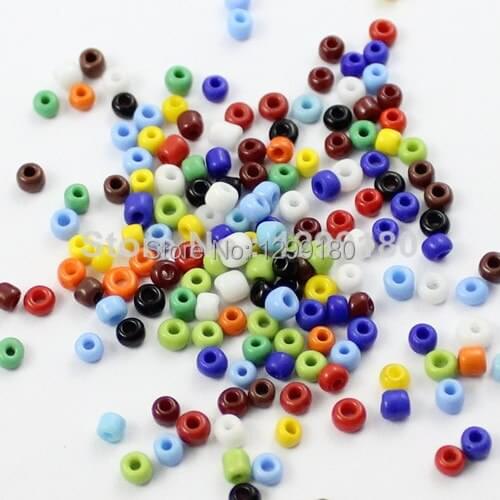 30g/lot 6/0 8/0 12/0 Mix Solid Colors Czech Glass Seed Spacer Beads For Jewelry Making 4mm 3mm 2mm DIY Accesorries K01663