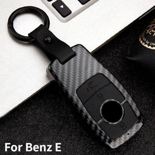 ABS Car Key Case Cover for Mercedes Benz 2017 2018 E Serials E300 E200 E220 Maybach S320L S450 S350 W204 W210 W124 W203