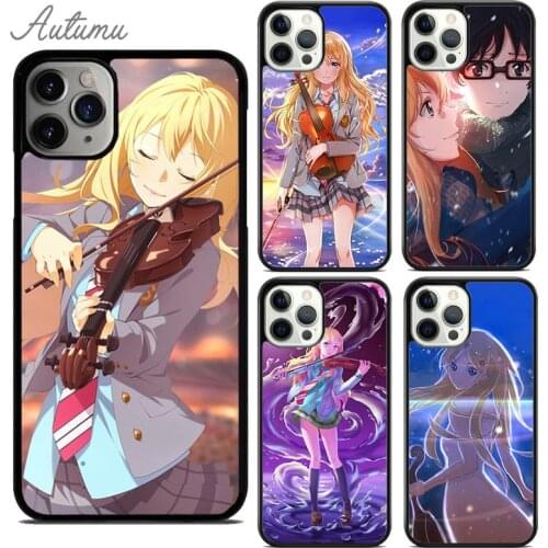 Your Lie in April Kaori Phone Case for iPhone 11 12 Pro Max mini X XR XS SE 2020 5 6S 7 8 Plus Samsung Galaxy S9 S10 Cover shell