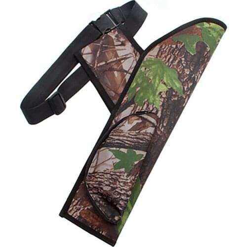 Archery Quiver Large Capacity Arrow Holder Hunting Back Waist Hip Arrow Tube Holder Belt Bag Arrows Quiver Arrow Bag