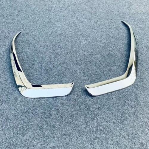 For Nissan Dayz 2019 2020 Chrome Front Fog Light Lamp Strip Foglight Molding Trim Decoration Sticker Accessories Car Styling